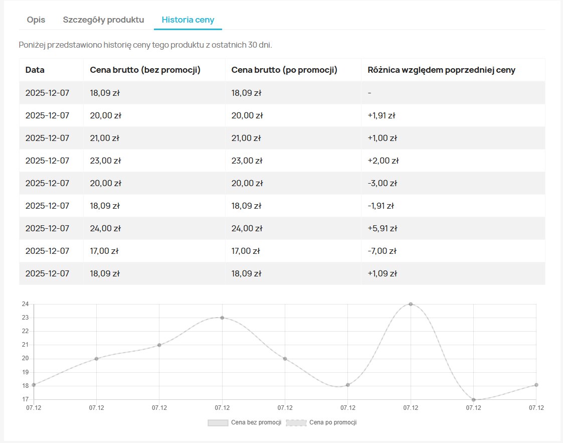 Zrzut ekranu modułu